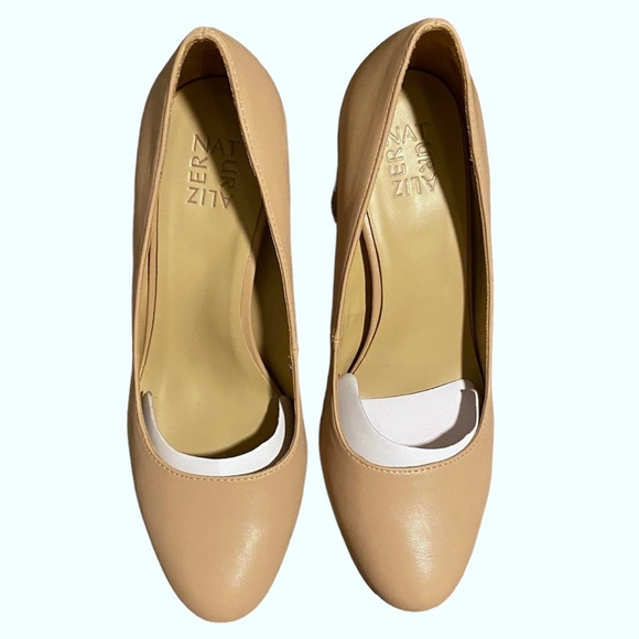 ✨SOLD✨Naturalizer Women’s Berlin Chunky High Heel Platform Pump, Nude/Beige, 10W - Picture 3 of 9